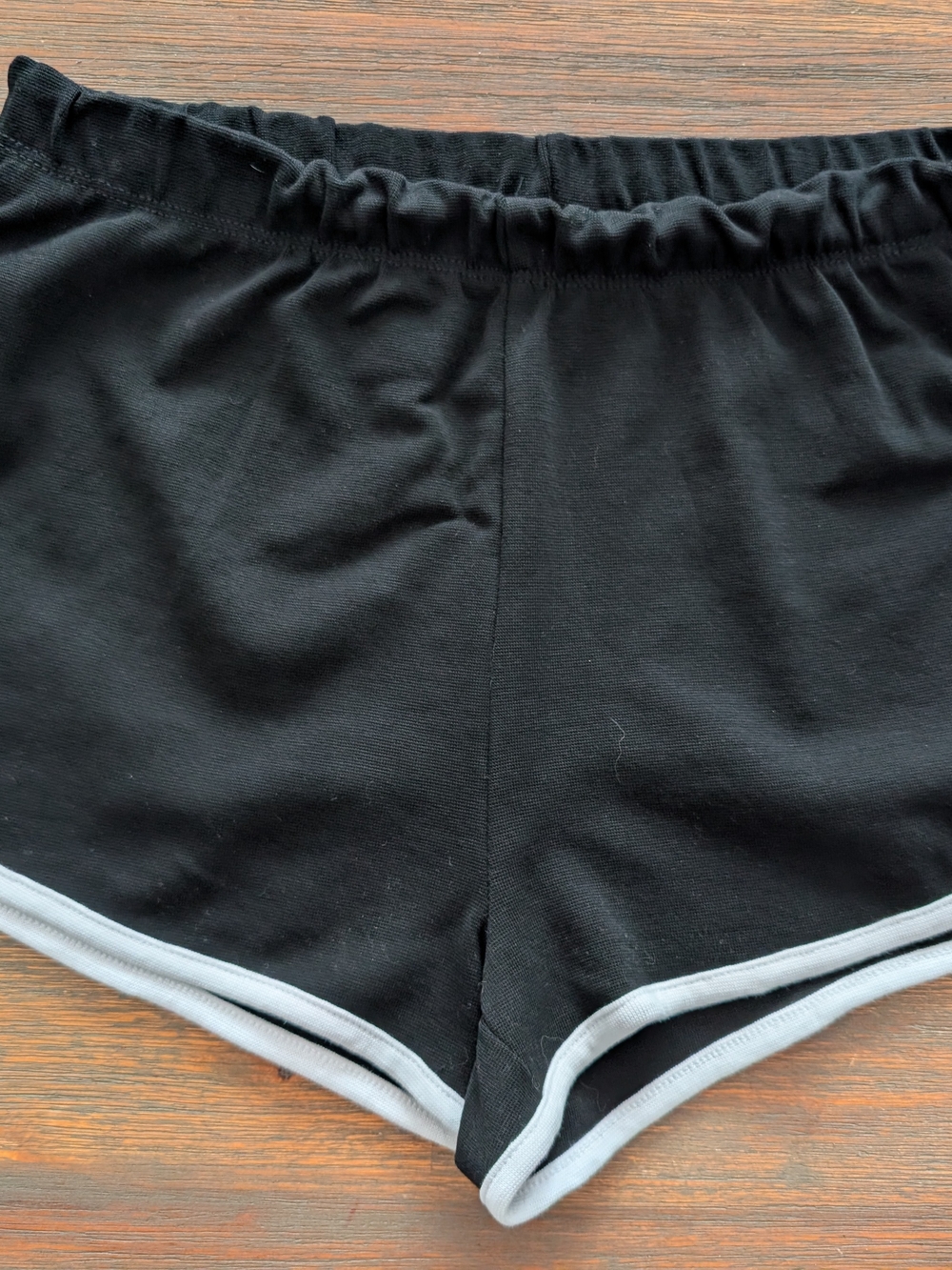 Zara Black And White Athletic Shorts